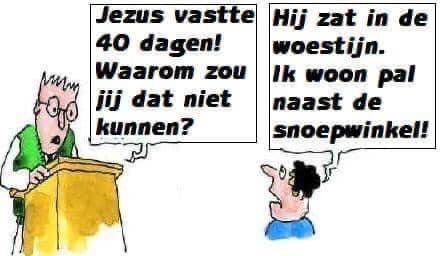 humor vasten