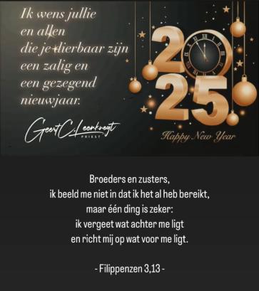 nieuwjaarswens 2025